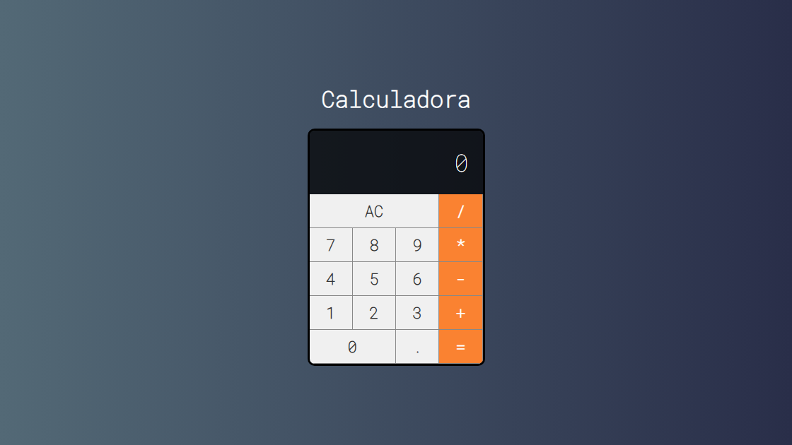 Preview da Calculadora React